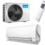 Siltumsūkņu uzstādīšana, montāža, serviss, veikals | MIDEA BREEZELESS MSFAAU-12HRFN8-QRD6GW MOX230-12HFN8-QRD6GW-B SILTUMSŪKNIS