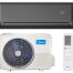 SILTUMSŪKNIS MIDEA SOLSTICE EZ EZB-24RDG-I / EZB-24RDG-O 7.0/7.3 kW, 70–85 m² Matte Black AI Siltumsūkņu uzstādīšana, montāža, serviss, veikals