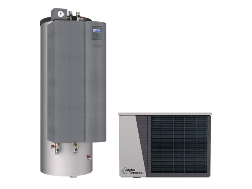 Siltumsūknis gaiss-ūdens Alpha Innotec Hybrox 16 + HSV 280TP, 13.1 kW 280 L + 85 L Siltumsūkņu uzstādīšana, montāža, serviss, veikals